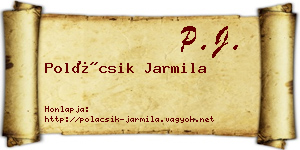 Polácsik Jarmila névjegykártya